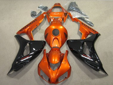 Carena Moto Honda CBR1000RR 2006-2007 - Arancia Nero Lucido Fabbrica