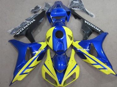 Carena Moto Honda CBR1000RR 2006-2007 - Blu Giallo Nero Lucido Fabbrica