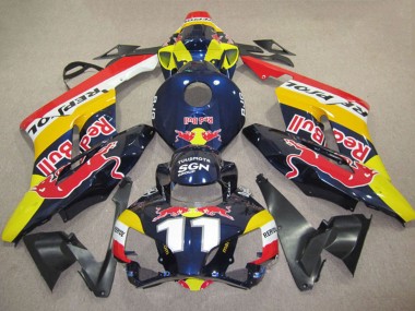 Carena Moto Honda CBR1000RR 2004-2005 - Giallo Blu Bianco Red Bull Repsol 11 Fabbrica