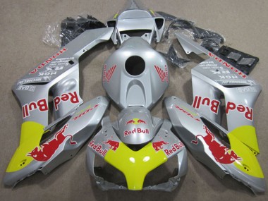 Carena Moto Honda CBR1000RR 2004-2005 - Argento Giallo Red Bull Fabbrica
