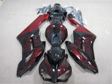 Carena Moto Honda CBR1000RR 2004-2005 - Nero Lucido Rosso Fiamma Fabbrica