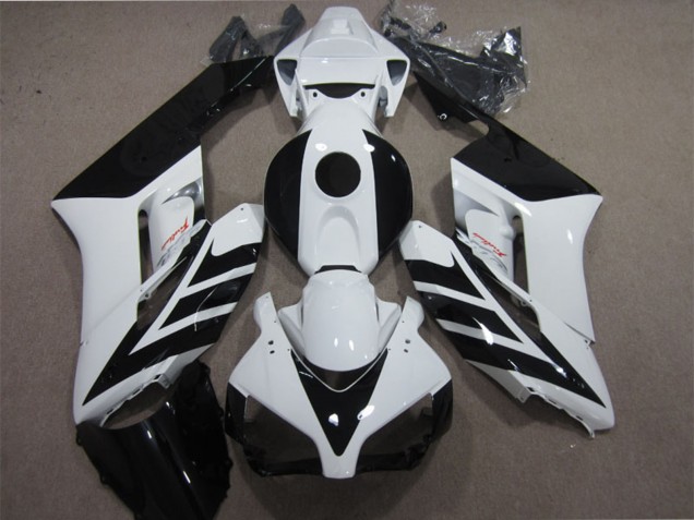 Carena Moto Honda CBR1000RR 2004-2005 - Bianco Nero Lucido Banda