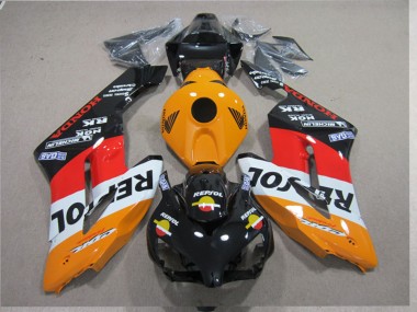 Kit Carena Moto Completo Honda CBR1000RR 2004-2005 - Arancia Bianco Rosso Nero Lucido Repsol Fabbrica