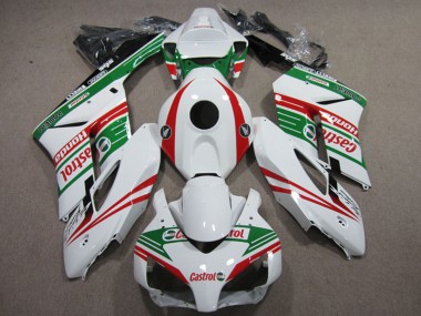 Carena Moto Honda CBR1000RR 2004-2005 - Bianco Rosso Verde Castrol Fabbrica