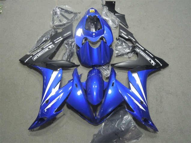 Carena Moto Honda CBR1000RR 2004-2005 - Blu Bianco Nero Opaco
