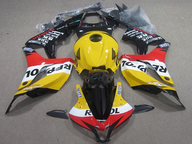 Carena Moto Honda CBR1000RR 2004-2005 - Giallo Bianco Rosso Nero Lucido Repsol