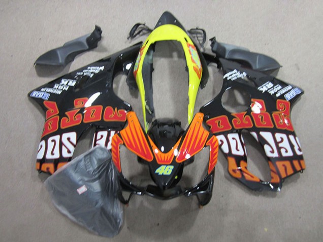 Carena Moto Honda CBR600 F4i 2004-2007 - Giallo Arancia Nero Lucido Rossi 46