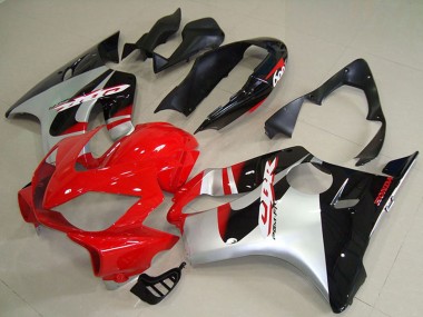 Carena Moto ABS Honda CBR600 F4i 2004-2007 - Argento Rosso Nero Lucido Fabbrica