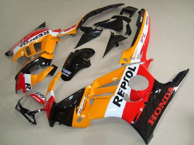 Carena Moto Honda CBR600 F3 1995-1996 - Arancia Bianco Nero Lucido Repsol Fabbrica