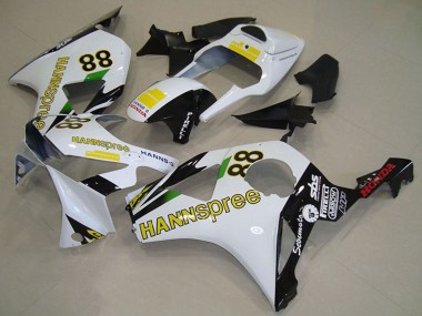 Carena Moto Honda CBR900RR 954 2002-2003 - Bianco Giallo Nero Lucido Hannspree 88 Fabbrica