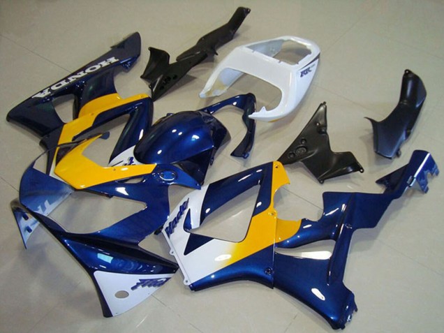 Carena Moto Honda CBR900RR 929 2000-2001 - Bianco Blu Giallo