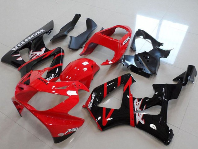 Carena Moto Honda CBR900RR 929 2000-2001 - Rosso Nero Lucido Banda