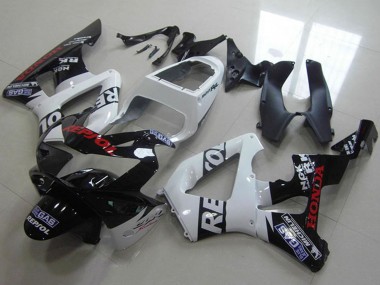 Carena Moto Honda CBR900RR 929 2000-2001 - Bianco Nero Lucido Rosso Repsol Fabbrica