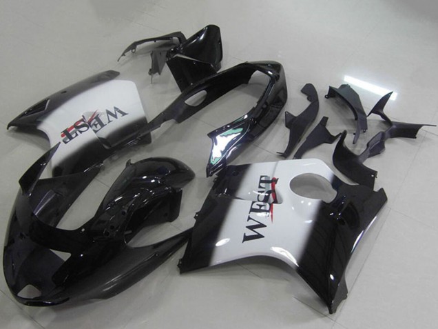 Carena Moto ABS Honda CBR1100XX Blackbird 1996-2007 - Nero Lucido Bianco West