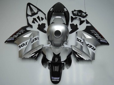 Carena Moto Honda VFR 800 2002-2013 - Argento Bianco Nero Lucido Repsol Fabbrica