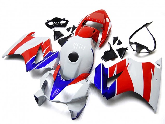 Carena Moto Honda VFR800 2002-2013 - Bianco Rosso Blu No Decal