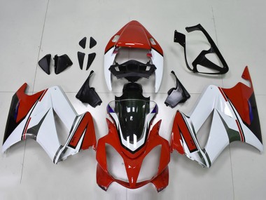 Carena Moto Honda VFR 800 2002-2013 - Bianco Rosso Nero Lucido Fabbrica