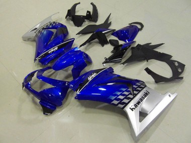 Carena Moto Kawasaki ZX250R 2008-2012 - Blu Argento Fabbrica