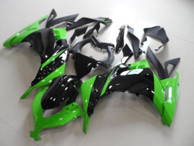 Carena Moto Kawasaki ZX300R 2013-2018 - Verde Nero Lucido Fabbrica