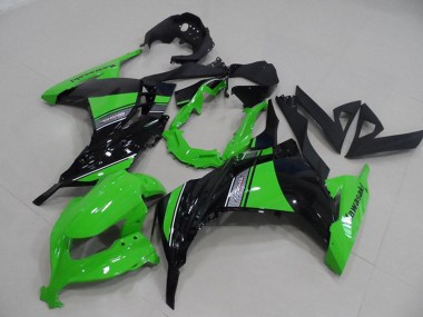 Carena Moto Kawasaki ZX300R 2013-2018 - Verde Nero Lucido Fabbrica