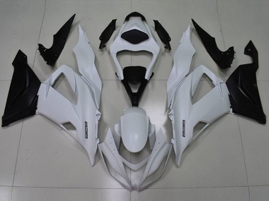 Carena Moto Kawasaki ZX6R 2013-2018 - Bianco Nero 636 Fabbrica
