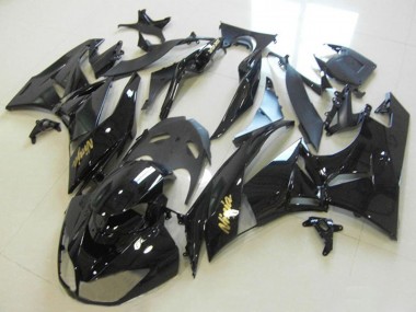 Carena Moto Kawasaki ZX6R 2013-2018 - Nero Lucido Oro Ninja Fabbrica