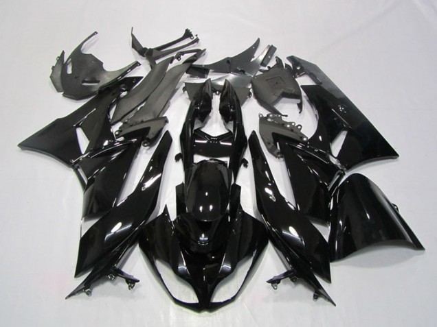 Carena Moto Kawasaki ZX6R 2009-2012 - Nero Lucido