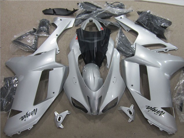 Carena Moto Kawasaki ZX6R 2007-2008 - Argento