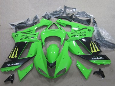 Carena Moto Kawasaki ZX6R 2007-2008 - Bianco Blu Ninja Fabbrica