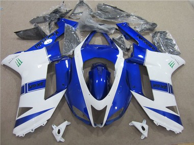 Carena Moto Kawasaki ZX6R 2007-2008 - Blu Bianco Mostro Fabbrica