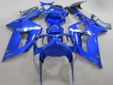 Carena Moto Kawasaki ZX6R 2003-2004 - Blu Fabbrica