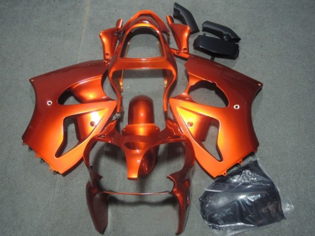 Carena Moto Kawasaki ZX6R 2000-2002 - Arancia