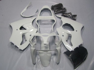 Carena Moto Kawasaki ZX6R 2000-2002 - Bianco Fabbrica