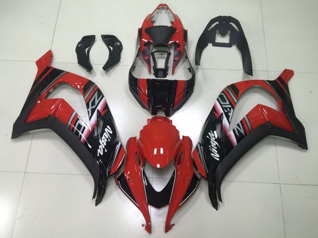 Carena Moto Kawasaki ZX10R 2016-2020 - Rosso Bordeaux Nero Lucido Bianco