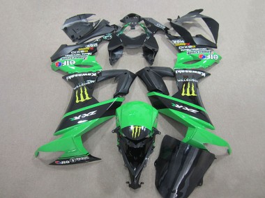 Carena Moto Kawasaki ZX10R 2008-2010 - Verde Nero Giallo Mostro Fabbrica