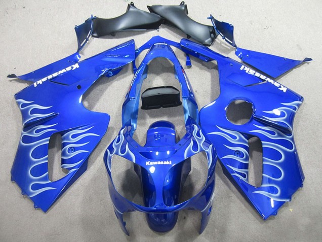 Carena Moto Kawasaki ZX12R 2002-2006 - Blu Bianco Fiamma