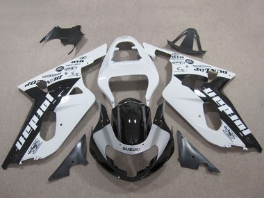 Carena Moto Suzuki GSXR 600 2001-2003 - Bianco Nero Lucido Jordan Fabbrica