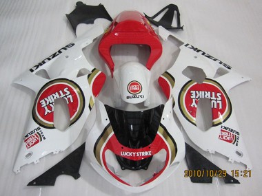 Carena Moto Suzuki GSXR 600 2001-2003 - Bianco Rosso Lucky Strike Fabbrica