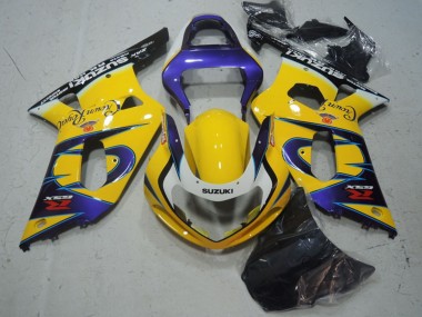 Carena Moto Suzuki GSXR 600 2001-2003 - Giallo Viola Nero Fabbrica