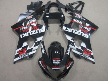 Carena Moto Suzuki GSXR 600 2004-2005 - Nero Lucido Rosso Bianco Telefumica MoviStar Fabbrica
