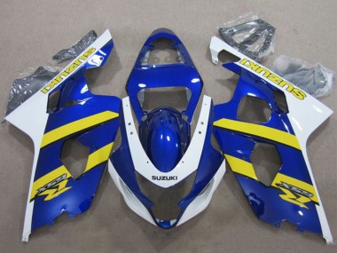 Carena Moto Suzuki GSXR 600 2004-2005 - Blu Bianco Giallo Fabbrica
