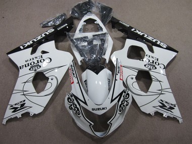 Carena Moto Suzuki GSXR 600 2004-2005 - Bianco Nero Corona Extra Motul Fabbrica