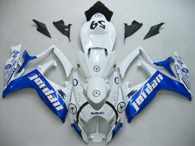 Carena Moto Suzuki GSXR 600 2006-2007 - Bianco Blu Jordan 59 Fabbrica