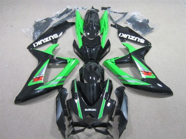 Carena Moto Suzuki GSXR 600 2006-2007 - Verde Nero Lucido Rosso Fabbrica