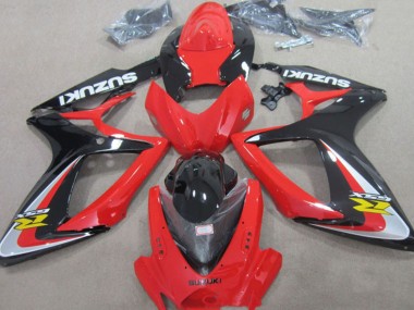 Carena Moto Suzuki GSXR 600 2006-2007 - Rosso Argento Nero Lucido Giallo Fabbrica