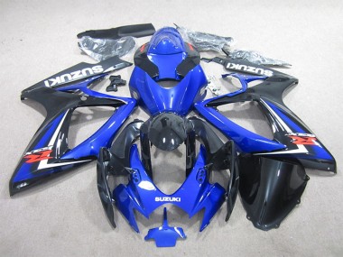 Carena Moto Suzuki GSXR 600 2006-2007 - Blu Bianco Nero Lucido Rosso Fabbrica