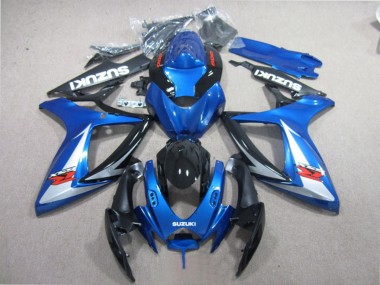 Carena Moto Suzuki GSXR 600 2006-2007 - Blu Bianco Nero Lucido Rosso Fabbrica