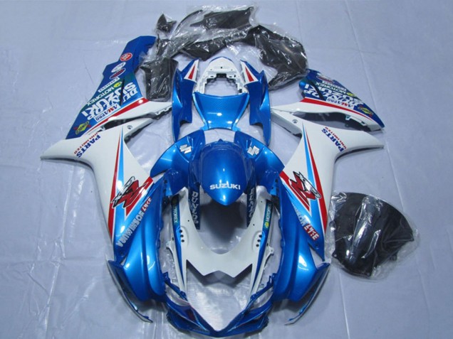 Carena Moto Suzuki GSXR 600 2011-2024 - Blu Bianco