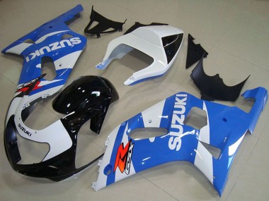 Carena Moto Suzuki GSXR 750 2001-2003 - Bianco Blu Nero Lucido Fabbrica