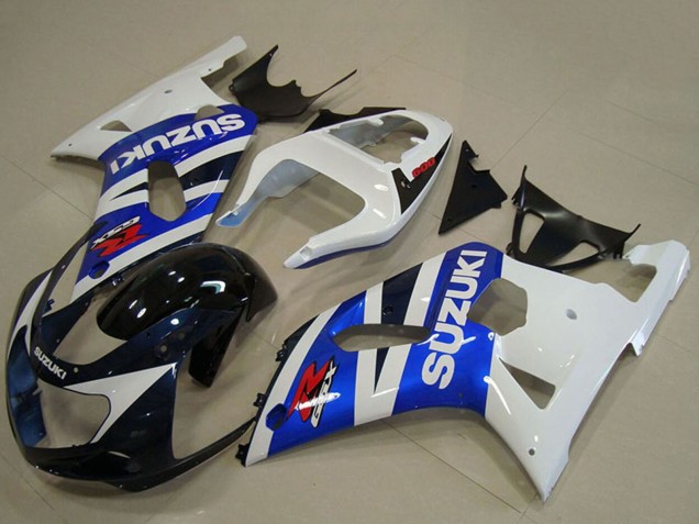 Carena Moto Suzuki GSXR 750 2001-2003 - Bianco Blu Nero Lucido Rosso